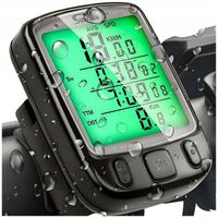 LICZNIK ROWEROWY PRZEWODOWY- DO ROWERU MIERNIK PRĘDKOŚCI WODOODPORNY LCD