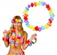 Kwiaty hawajskie zestaw wielokolorowy