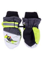 Rękawiczki narciarskie chłopięce jednopalczaste krokodylki 10 YOCLUB