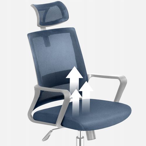 Fotel biurowy ergonomiczny MARK ADLER czarny obrotowy regulowany do na Arena.pl