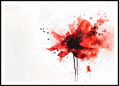 Plakat 100x70cm Płynna Akwarela na Arena.pl