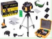 POZIOMICA LASEROWA 360° LASER KRZYŻOWY 4D ZESTAW WALIZKA