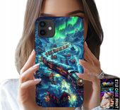 ETUI DO IPHONE 12 MINI - POCIĄG, EKSPRES ŚWIĄTECZNY WZORY + SZKŁO