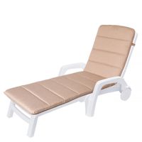 Poduszka AMELIA na długi leżak ogrodowy plażowy, materac 185x60x6cm