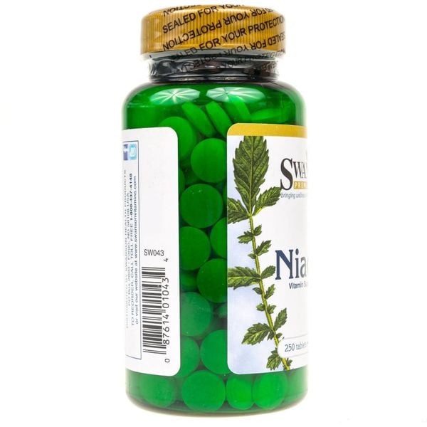 Swanson Niacyna Witamina B3 100mg 250 Tabletek