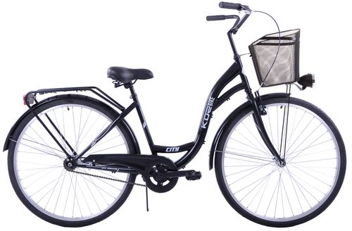 (K14) Rower miejski Kozbike 28 czarny standard na Arena.pl