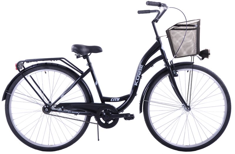 (K14) Rower miejski Kozbike 28 czarny standard zdjęcie 4