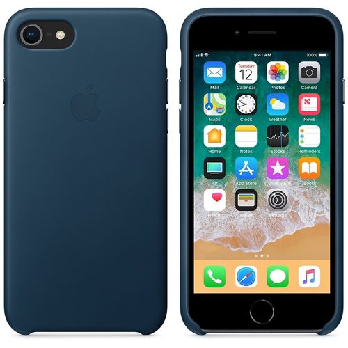 Apple iPhone 8 / 7 Leather Case - Cosmos Blue na Arena.pl