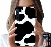 ETUI DO OPPO A91 - CZARNO - BIAŁE ŁATY KROWA, MODNE WZORY