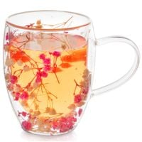 Kubek szklany termiczny z podwójną ścianką DOUBLE 360 ml