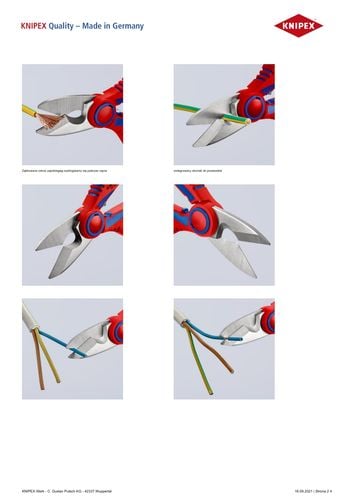 nożyczki dla elektryków - kn 95 05 10s na Arena.pl