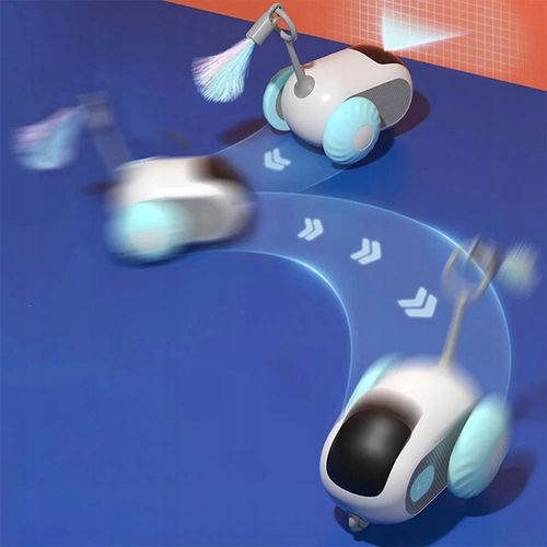 ZDALNIE STEROWANA ZABAWKA POJAZD MYSZ DLA KOTA INTERAKTYWNA NA PILOT AUTO na Arena.pl