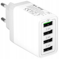 SZYBKA ŁADOWARKA SIECIOWA KOSTKA 4xUSB QUICK CHARGE 3.0 30W