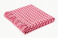 Ręcznie tkany koc z bawełny z frędzlami Lioba