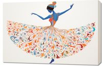 Obraz 90x60cm Wirująca Balerina