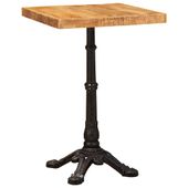 Stolik bistro Brązowy 50 x 50 x 76 cm lite drewno mango