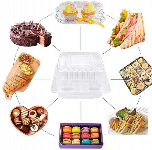 POJEMNIKI ALI25C NA CIASTO OPAKOWANIE CUKIERNICZE 50SZT 164 /148 /82 na Arena.pl