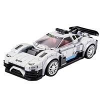 DLA DZIECI KLOCKI KONSTRUKCYJNE BIAŁY SAMOCHÓD