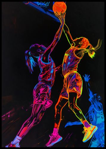 Plakat 59,4x84,1cm Mecz W Kosza na Arena.pl