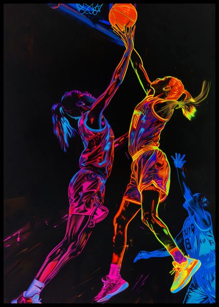 Plakat 59,4x84,1cm Mecz W Kosza zdjęcie 2