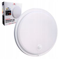 Lampa LED z czujnikiem ruchu Maclean , czujnik PIR, kolor biały, 10W, IP65