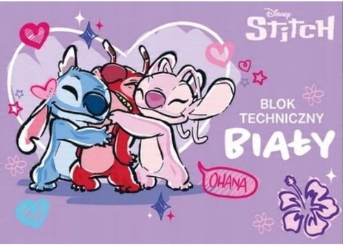 blok techniczny biały a4/10k  stitch 0422 a'10 na Arena.pl