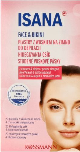 ISANA PLASTRY Z WOSKIEM DO DEPILACJI TWARZY na Arena.pl