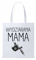 Dla Mamy Mamusi Prezent Torba Eco Biała Shopper Z Nadrukiem Ze Zdjęciem