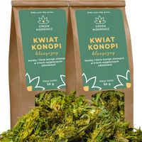 Herbata konopna KWIAT KONOPI CBG + CBD Zestaw!