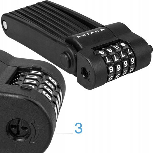 ZAPIĘCIE ROWEROWE SKŁADANE ZAPIĘCIE DO ROWERU SZYFR MUVIKE FOLD 850/7C na Arena.pl