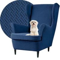 POKROWIEC NA FOTEL USZAK JODEŁKA GRANATOWY