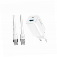 Szybka ładowarka GaN 45W 2 wejścia z kablem 2m do Xiaomi Poco X6 Pro 5G