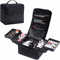 KUFEREK KOSMETYCZKA KUFER TORBA ORGANIZER KOSMETYKI POJEMNY XL