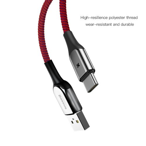 Baseus kabel X-type (typ-C | 1 m) czerwony 3A na Arena.pl