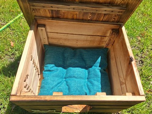 Drewniany domek dla kota Roz. M na Arena.pl