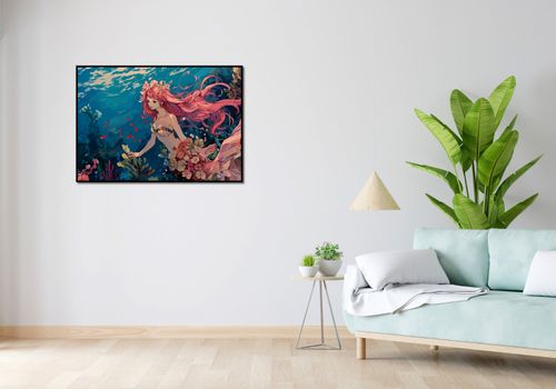 Plakat 100x70cm Nimfa Oceanu na Arena.pl