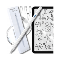 RYSIK STYLUS UNIWERSALNY DO TELEFONU TABLETU EKRANU PENCIL PEN 4 KOŃCÓWKI