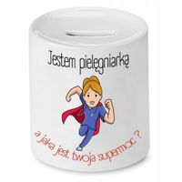 Skarbonka Dla Pielęgniarki Jestem Pielęniarką Z Nadrukiem Ze Zdjęciem