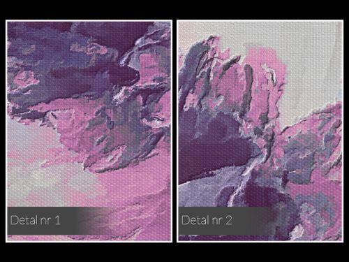 02004 Obraz na płótnie KWIAT FIOLETOWY na Arena.pl