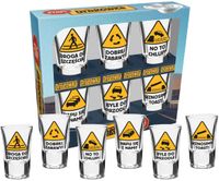 Kieliszki „Drogówka” – Zestaw Imprezowy Z Policyjnym Humorem