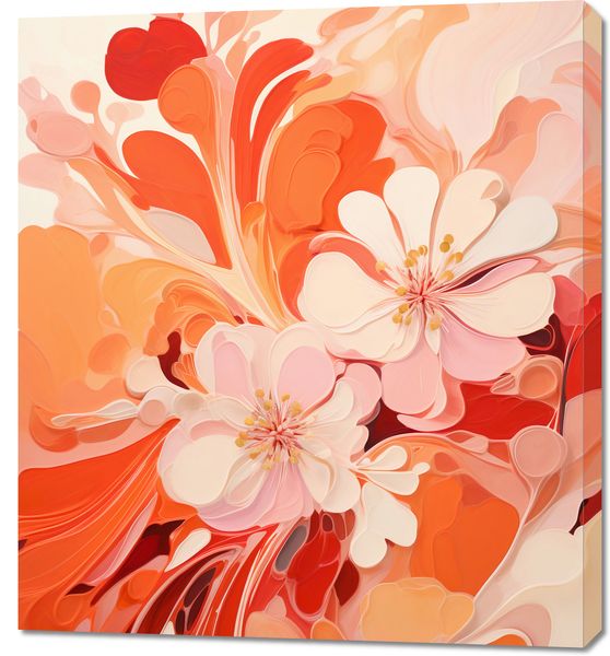 Obraz 90x100cm Taniec Kwiatów zdjęcie 1
