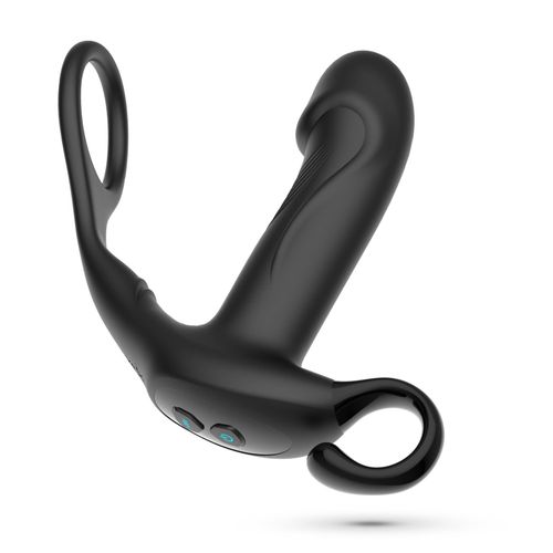 masażer prostaty crushious magoo z pierścieniem i pilotem usb 14 cm na Arena.pl