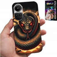 ETUI DO OPPO RENO10 PRO 5G - WĄŻ, WĘŻE KOBRA GRZECHOTNIK CASE + FOLIA