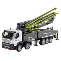 ZDALNIE STEROWANA  DUŻA CIĘŻARÓWKA  BETONOWA SZARA