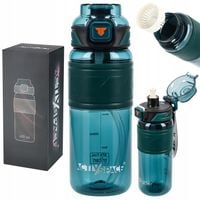 BUTELKA NA WODĘ BIDON SPORTOWY SZCZELNY WIELORAZOWY MIARKA TRITAN 600