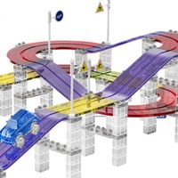 DLA DZIECI  MAGNETYCZNY TOR SAMOCHODOWY WYŚCIGOWY