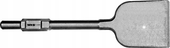 ŁOPATKA DO MŁOTÓW ŻELBET ASFALT BETON 125mm HEX