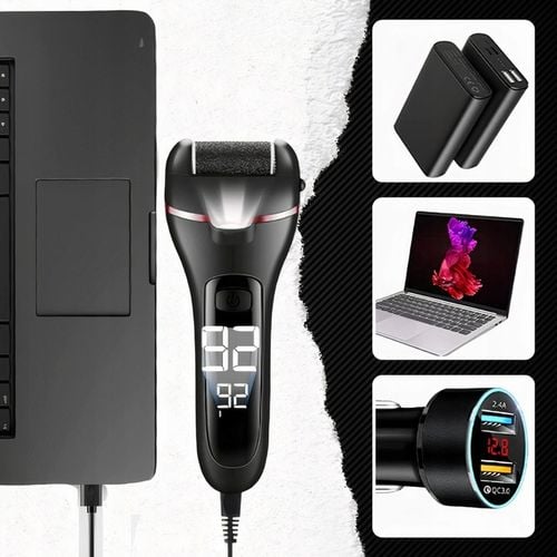 PILNIK DO STÓP MEGA ZESTAW DO PIĘT PILNICZEK ELEKTRYCZNY LED + NASADKI 15w1 na Arena.pl