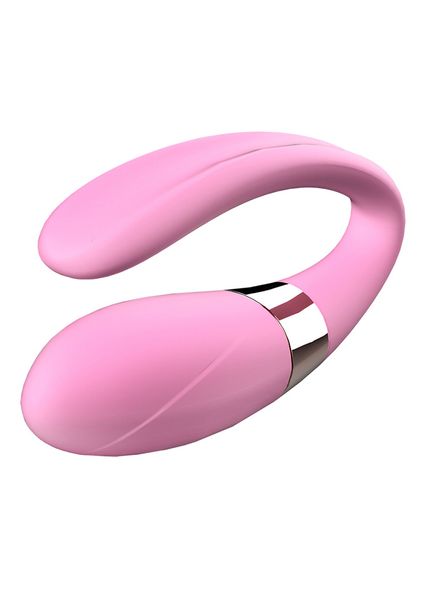 Wibrator Typu Podkówka Dla Obojga Partnerów - V-Vibe Pink Boss Series zdjęcie 5
