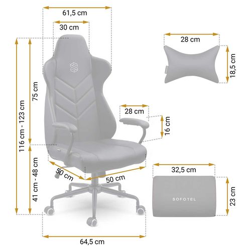 Fotel biurowy Sofotel Werona - czarny - 2580 na Arena.pl